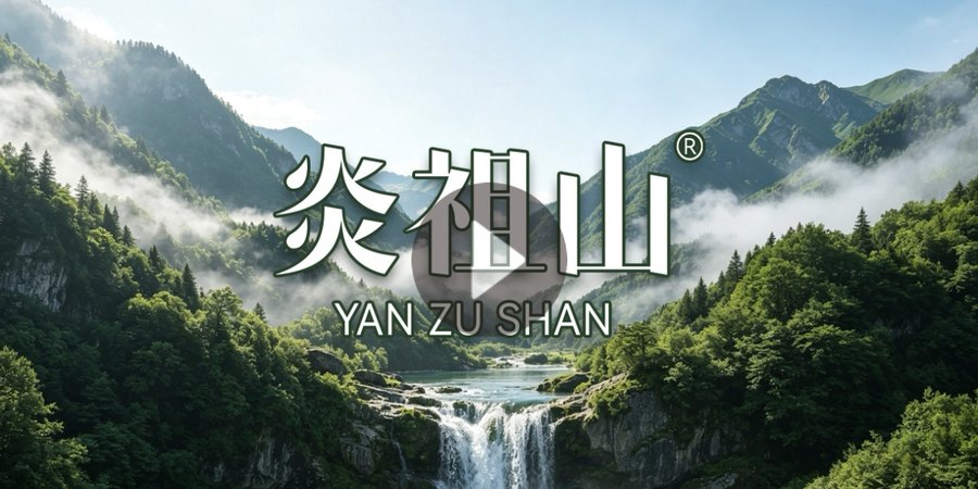 炎祖山山泉水源地：燕山山脉雾灵山秘境瀑布与森林实景